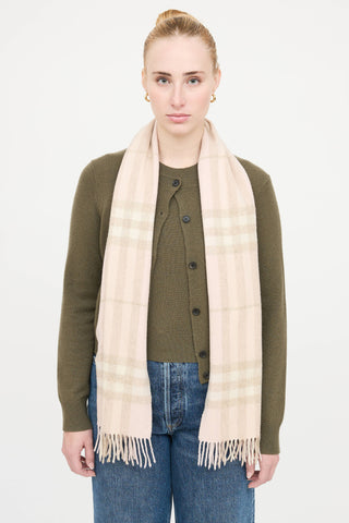 Burberry Cashmere Nova Check Scarf