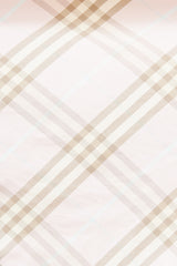 Burberry Pink & Multicolour Nova Check Triangle Silk Scarf