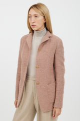 Burberry Pink Wool Blazer