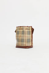 Burberry Haymarket Bucket Bag