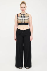 Burberry Vintage Check Zip Top