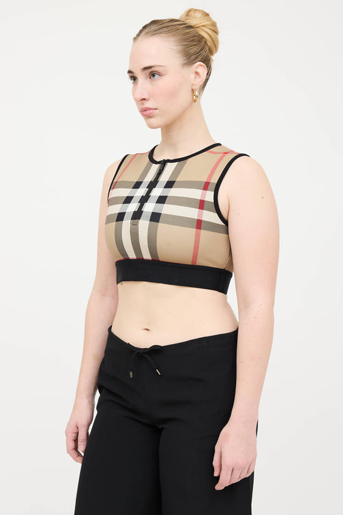 Burberry Vintage Check Zip Top