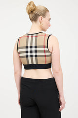 Burberry Vintage Check Zip Top