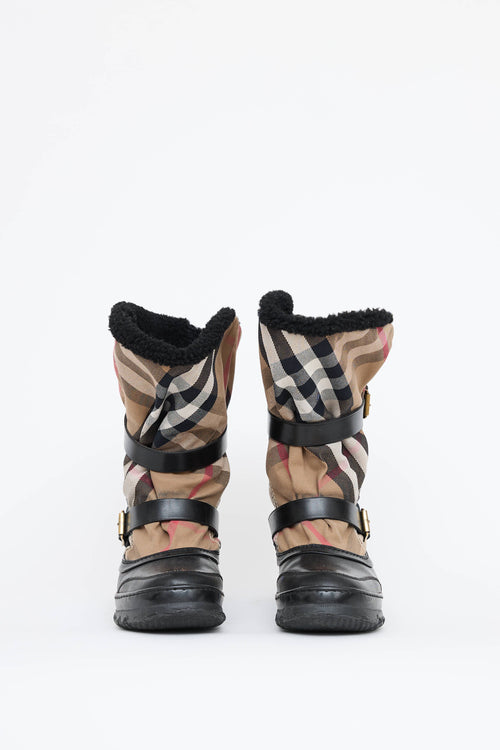 Burberry House Check Lined Boot
