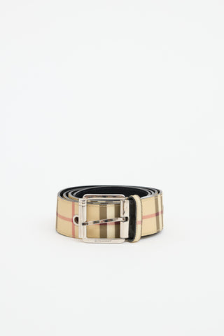 Burberry House Check Reversible Belt