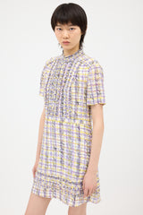 Burberry Printed Ruffle Dress