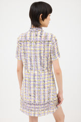 Burberry Printed Ruffle Dress