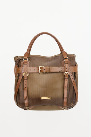 Burberry Quilted Leather Bridle Wilton Tote Bag