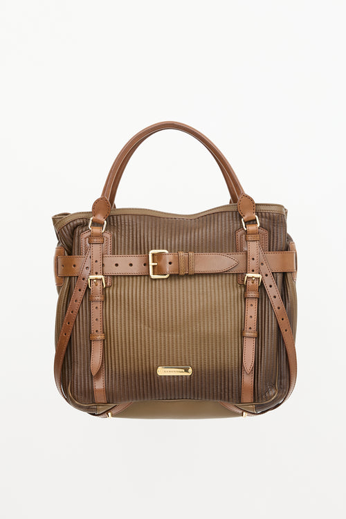 Burberry Quilted Leather Bridle Wilton Tote Bag