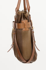 Burberry Quilted Leather Bridle Wilton Tote Bag