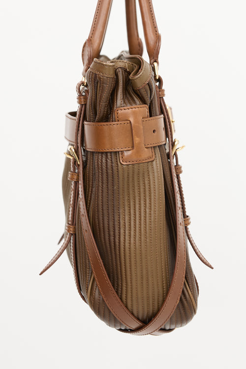Burberry Quilted Leather Bridle Wilton Tote Bag