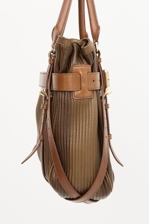 Burberry Quilted Leather Bridle Wilton Tote Bag