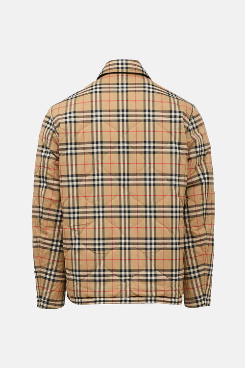 Burberry Quilted Check Jacket