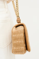 Burberry Raffia Lola Shoulder Bag