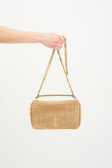 Burberry Raffia Lola Shoulder Bag