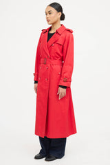 Burberry Double Breasted Trench Coat
