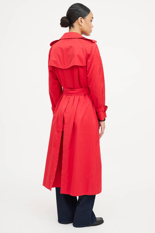 Burberry Double Breasted Trench Coat