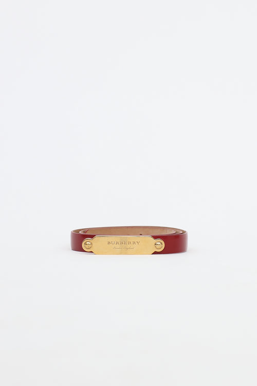 Leather Reese Slim Belt