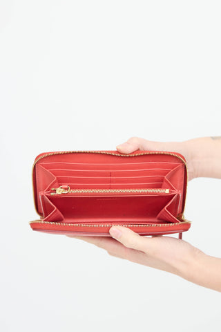 Burberry Haymarket Zip Wallet
