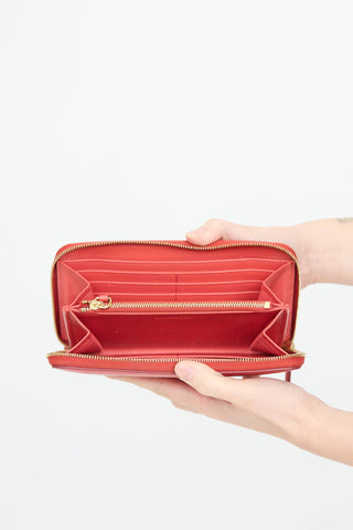 Burberry Haymarket Zip Wallet