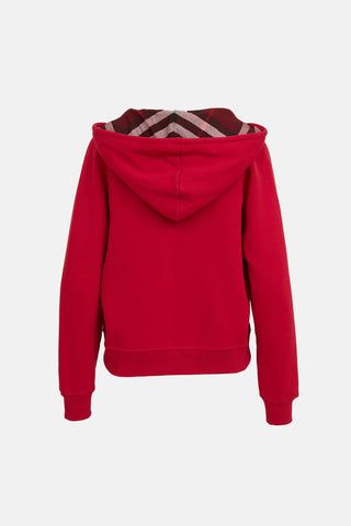 Burberry Zip Up Hoodie