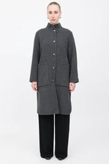 Burberry Reversible Nova Check Wool Coat