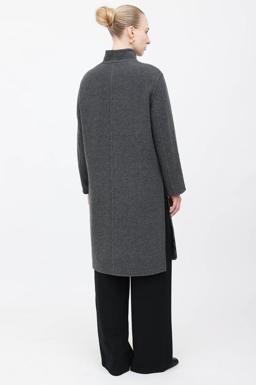 Burberry Reversible Nova Check Wool Coat