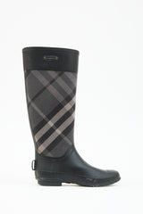 Burberry Rubber Check Rain Boot