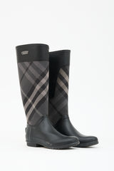 Burberry Rubber Check Rain Boot