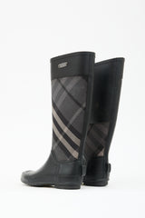 Burberry Rubber Check Rain Boot