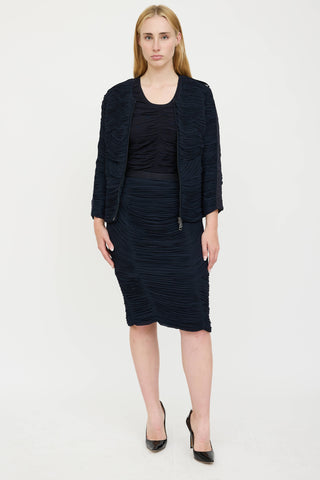 Burberry Pleated Co-Ord Set