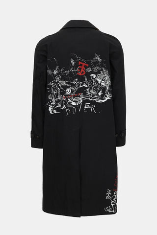 Burberry SS 2018 Printed Car Coat