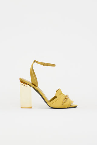 Burberry Satin Chain Sandal