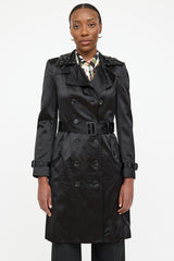 Burberry Satin Jewel Trench Coat