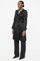 Burberry Satin Jewel Trench Coat