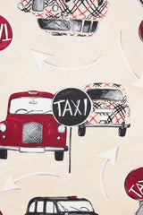 Burberry Silk Taxi Graphic Scarf