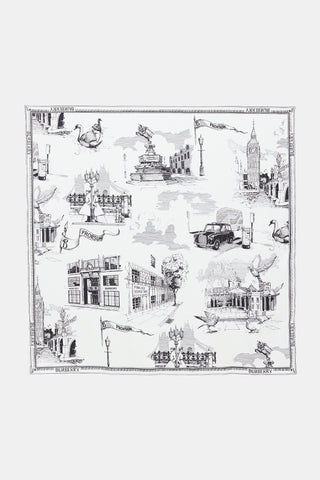 Burberry Silk Printed Square Scarf
