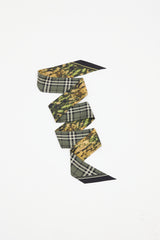 Burberry Silk Reversible Skinny Scarf