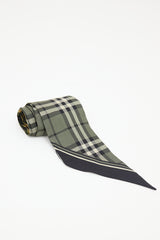Burberry Silk Reversible Skinny Scarf