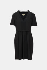 Burberry Silk V-Neck Dress