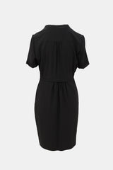 Burberry Silk V-Neck Dress