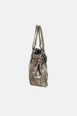 Burberry Metallic Quilted Beaton Bag