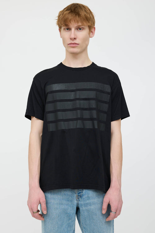 Burberry Stripe Logo T-Shirt