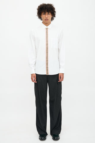 Burberry Stripe Placket Shirt