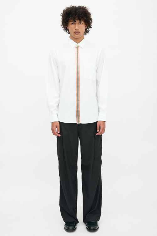 Burberry Stripe Placket Shirt
