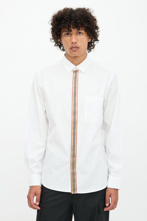 Burberry Stripe Placket Shirt
