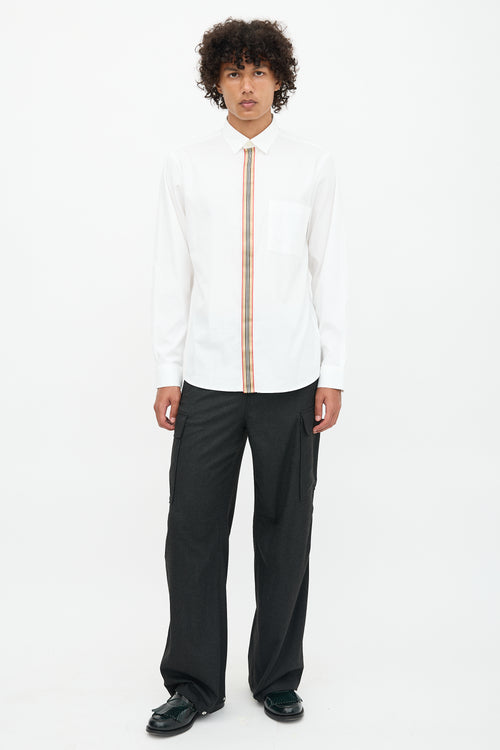 Burberry Stripe Placket Shirt
