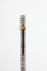 Burberry TB Check Reversible Belt
