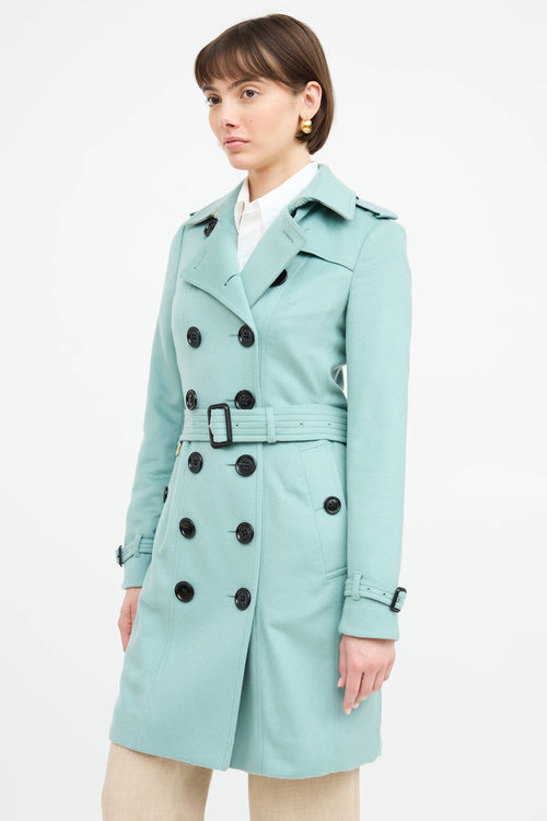 Burberry Cashmere Sandringham Trench Coat