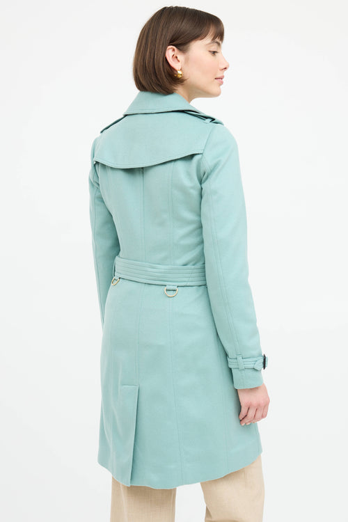 Burberry Cashmere Sandringham Trench Coat